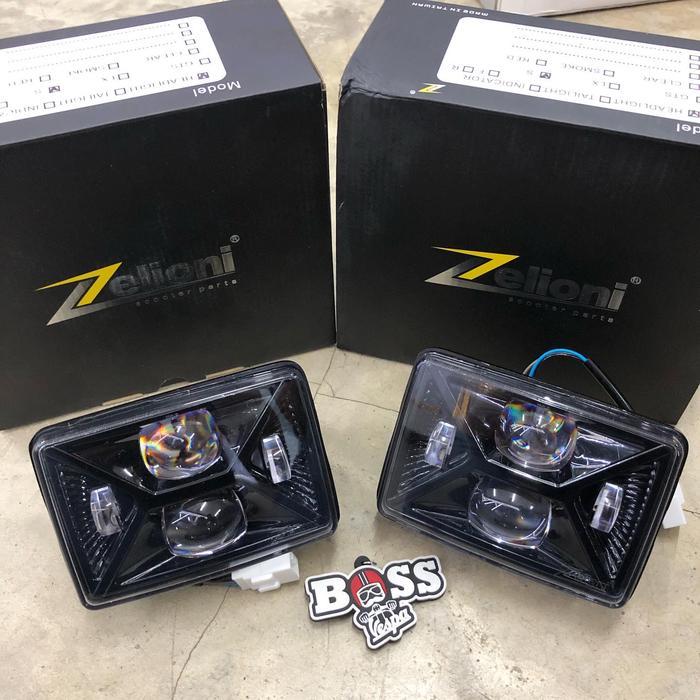 Headlamp Led Daymaker Zelioni Smoke Vespa S