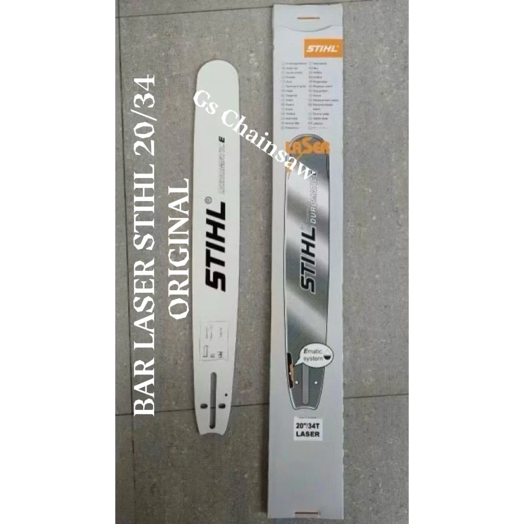 Guide Bar Chainsaw Stihl 20" 34T Laser Nose/ Gigi.Bar Senso Stihl 20 inch 34 mata Gigi Kasar