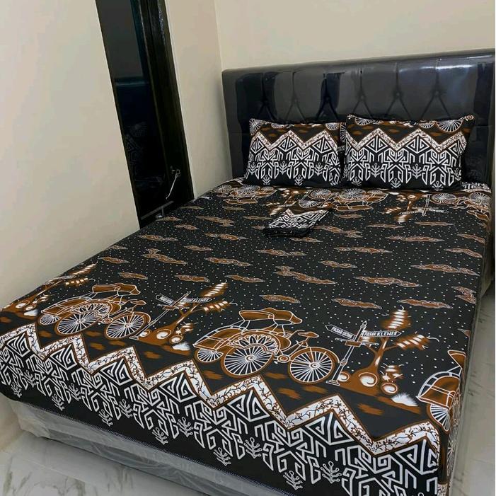 Sprei Batik T30 parang jogja an/asli solo 160x200 & 180x200