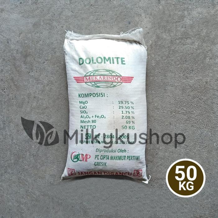 Koralineshop Pupuk Dolomite 50 Kg Kemasan Pabrik Kapur Dolomit Via Gosend Grab