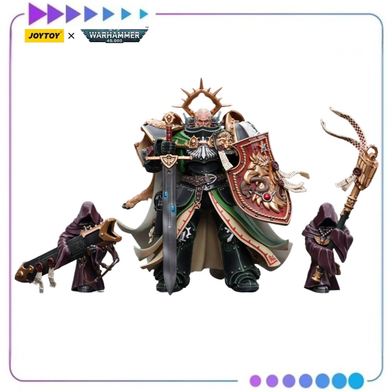 OriginalJOYTOY Warhammer 40K 1/18 Action Figure Dark Angels Primarch Lion Jonson Model Collection