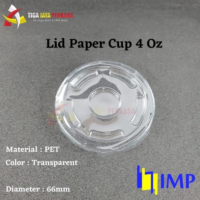 Tutup Paper Cup 4 oz / Lid Paper Cup 4 oz. @50 Pcs