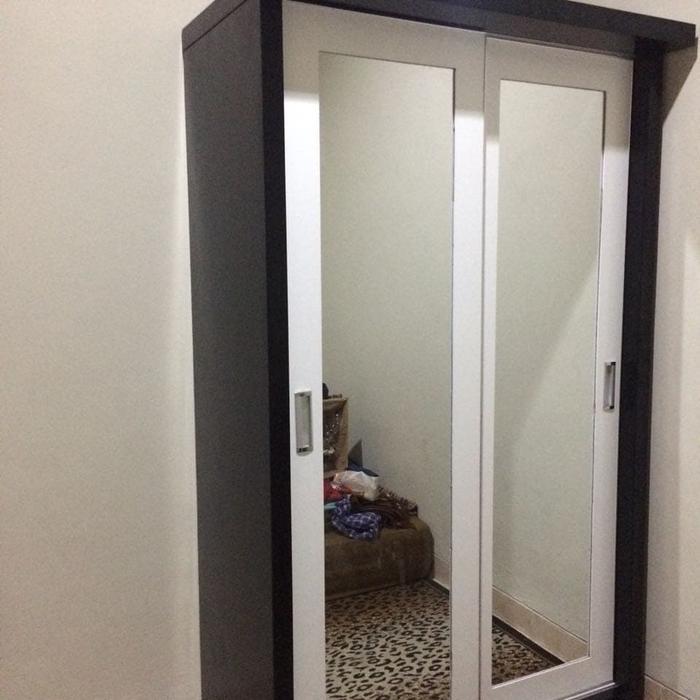 lemari minimalis 2 pintu sleding
