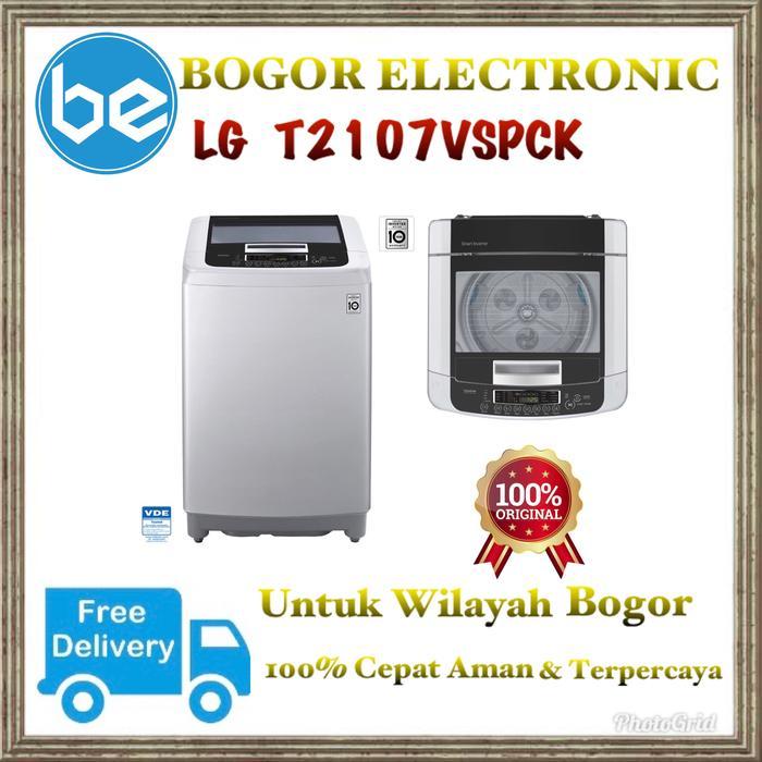MESIN CUCI LG T2107VSPCK 2107VSPCK TOP LOADING SMART INVERTER