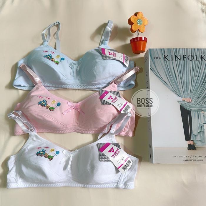 Sport bra remaja katun, bra sport remaja, pakaian dalam anak cewe, fashion anak, BH sport katun