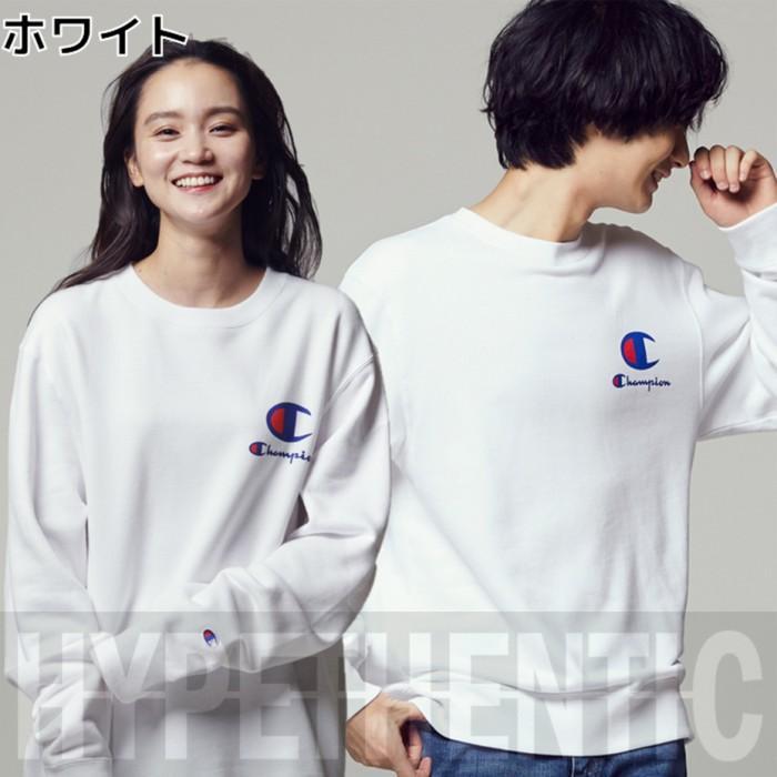 Promo- Champion Sweatshirt C Script Crewneck White Original / Sweater Putih