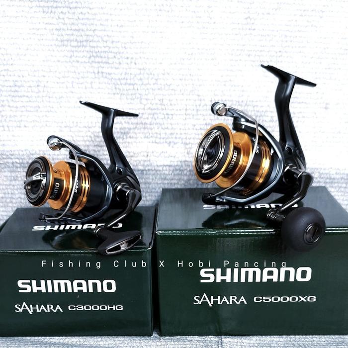 Reel Shimano Sahara 2022 1000 2500 C3000 HG 4000 C5000 XG Power Handle