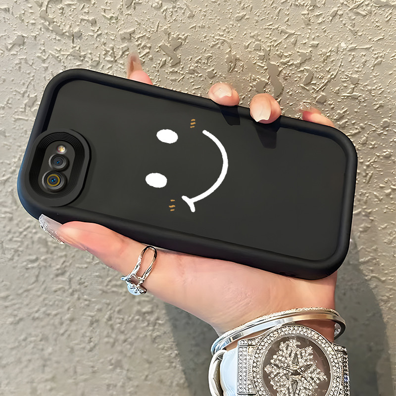 Casing Hp Untuk Realme C2 Realme C2s OPPO A1K Case Casing pola Rainbow smiley wajah Cesing HP Kasing