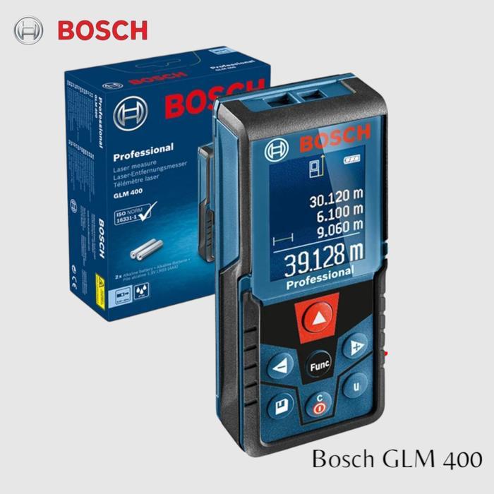 Meteran Laser Bosch Glm 400 Meteran Digital Pengukur Jarak Bosch 400