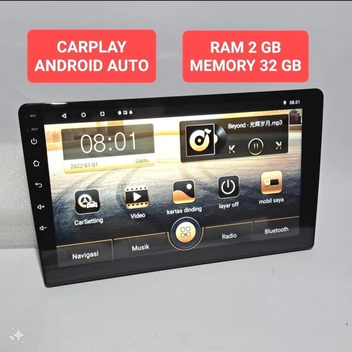 Head Unit Android 9 Inch Ram 2+32 Skeleton9