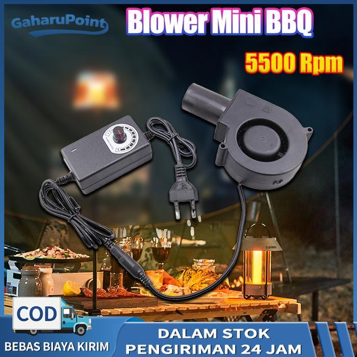 Kipas Blower Bbq Mini Untuk Kompor Panggangan Outdoor 12v 220v 5500 Rpm/Blower Fan Kipas Blower Bbq