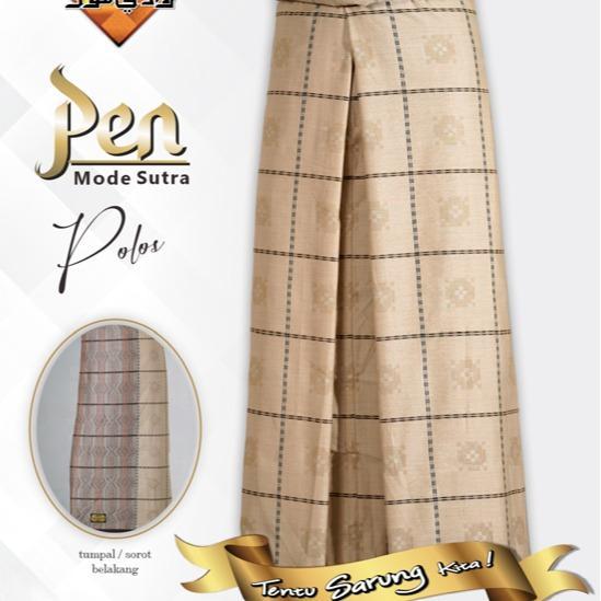 Wadimor Sarung Tenun Pen Mode Sutra Polos Dewasa Muslim Rayon Kombinasi Nyaman Motif Pria Songket