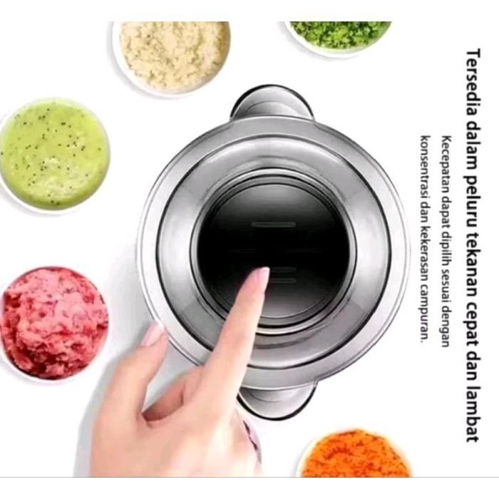 PROMO Cover / Blender Pengiling Daging 2L berbahan stainless 400 watt Mesin Penggiling