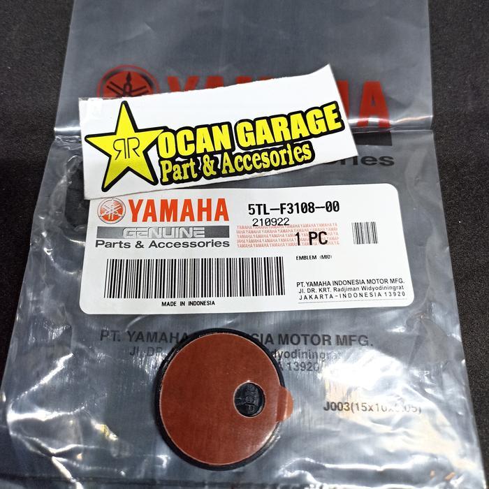 EMBLEM TAMENG DEPAN MIO SPORTY MIO SMILE EMBLEM DEPAN MIO ORIGINAL YGP