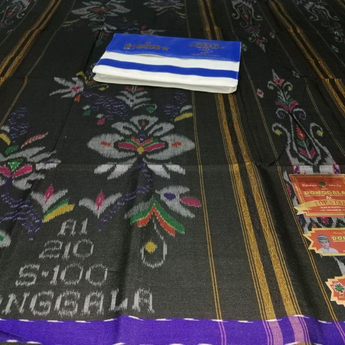 Sarung Donggala A1 S100 Full Sutra Istimewa 100% Sarung Mewah Donggala No1 Sarung Tenun Muslim