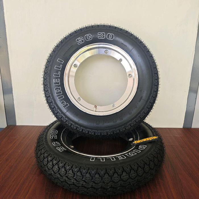 Ban Pirelli Sc 30 X Velg Tubeless Sip Set Vespa Klasik Ring 10