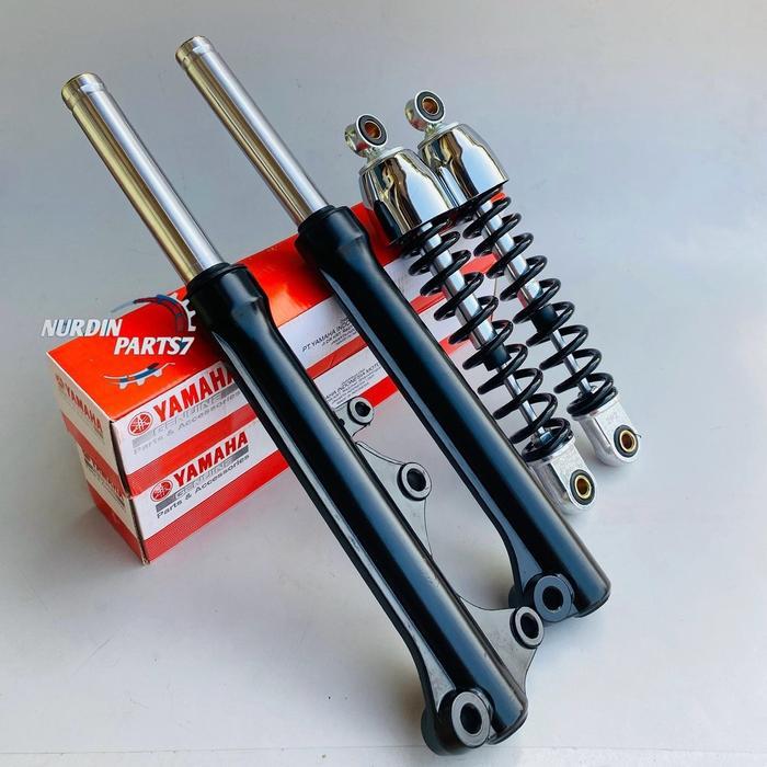 As Shock Depan Tabung + Shockbreaker Belakang Yamaha Jupiter Z New Jupiter Z Robot / Jupiter Z1