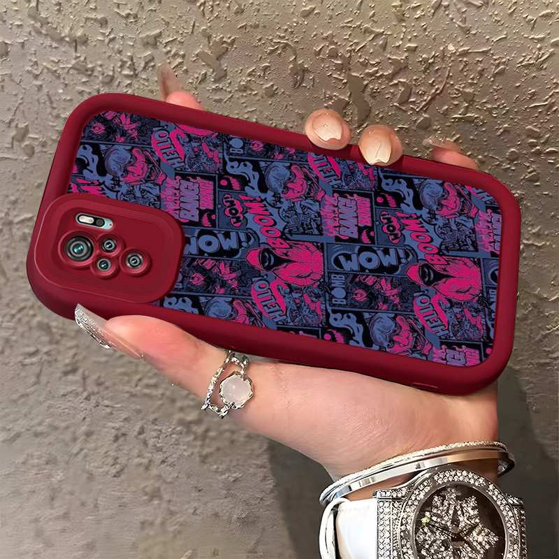 Casing Hp untuk Xiaomi Redmi Note 10 Note 10s Note 10 Pro Max POCO M5s Case Comic Book - Kekinian Ka