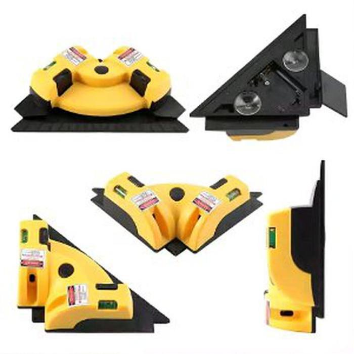 Laser Alat Pengukur Sudut Siku Kelurusan Lantai Laser Siku 90 Derajat - Alat Pengukur Lantai Keramik