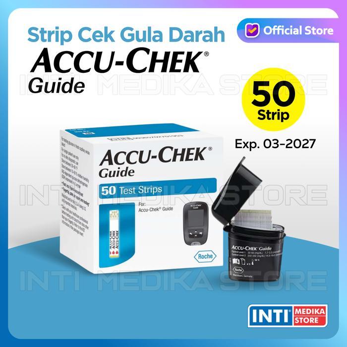 ACCU CHEK - STRIP TES GULA DARAH GUIDE ISI 50 PCS ACCUCHEK REFILL BLOOD GLUCOSE TEST STRIP ACCU-CHEK