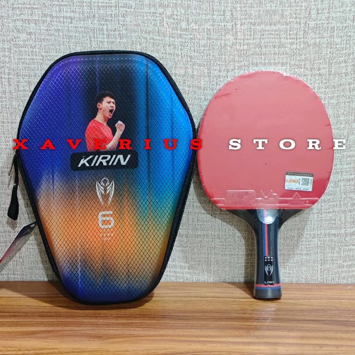 Bet Pingpong Tenis Meja Loki 6 Star Carbon Original