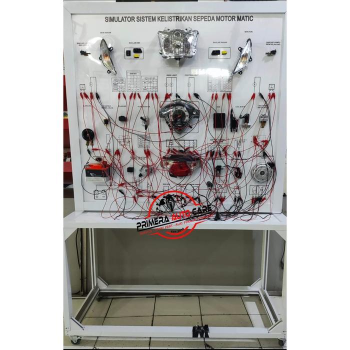 Trainer Kelistrikan Body Sistem Pengapian Pengisian Sepeda Motor Honda Matic Tipe Karburator
