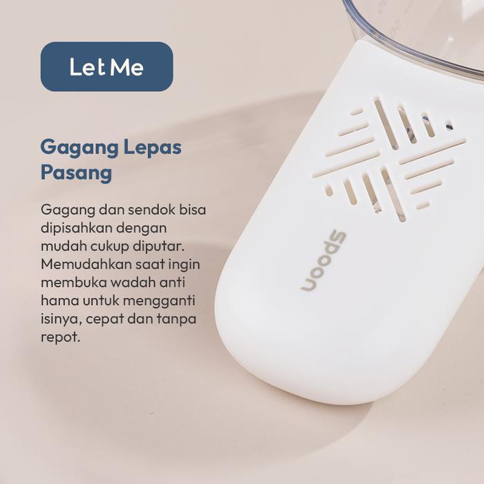 Let Me Measuring Spoon - Sendok Takar Cup Beras Biji-bijian Sereal Mini Spoon Alat Untuk Takaran