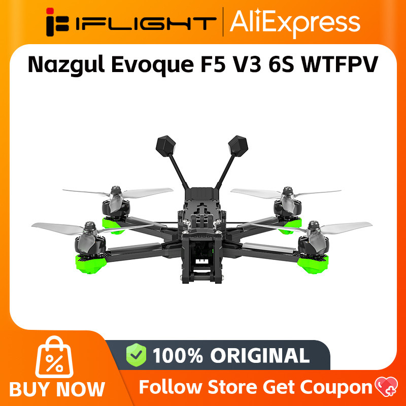 iFlight Nazgul Evoque F5 V3 6S WTFPV for DIY Drone DC /X Dual Geometry Flexible Switching 190 km/h