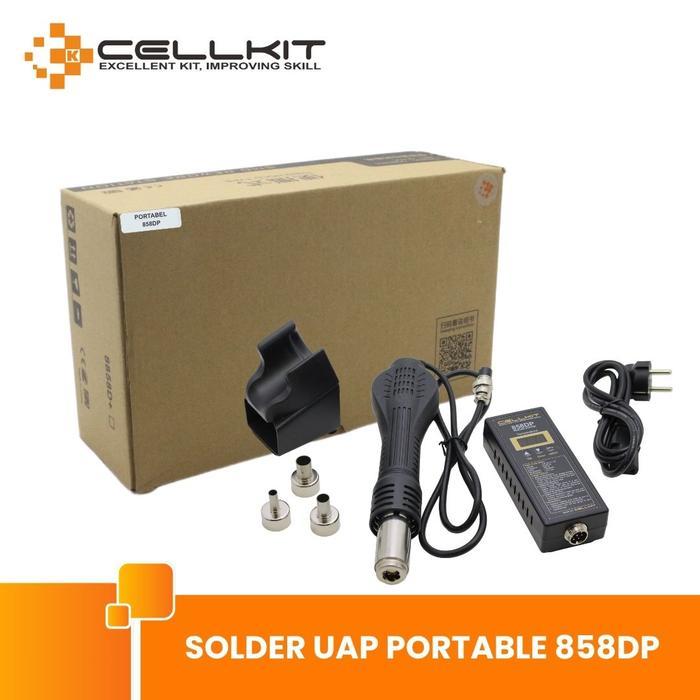 CELLKIT SOLDER UAP - BLOWER - HOT AIR GUN PORTABLE DIGITAL 858DP
