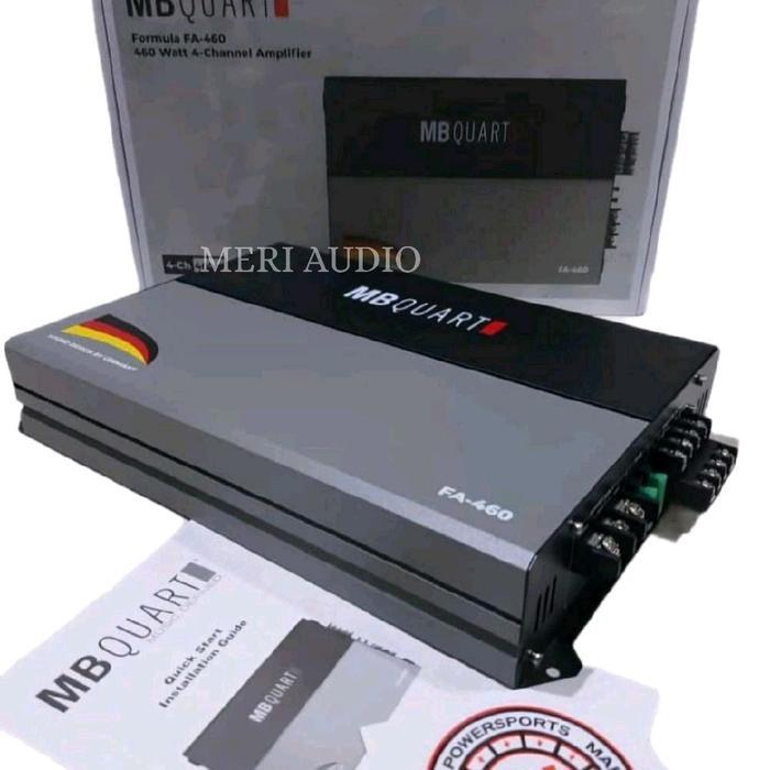 Power 4channel MB Quart Fa 460 Soud Design by germany POWER MB QUART BY GERMANY 4CHANNEL