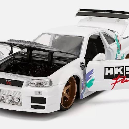 Jada 1/24 JDM Nissan Skyline GT-R R34 HKS