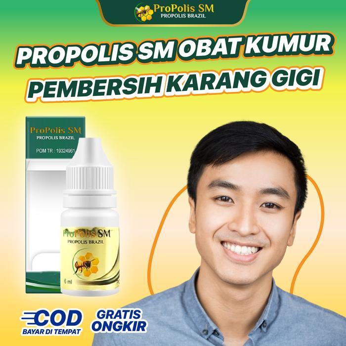 Obat Kumur Pembersih Karang Gigi Bau Mulut Pemutih Plak Propolis SM