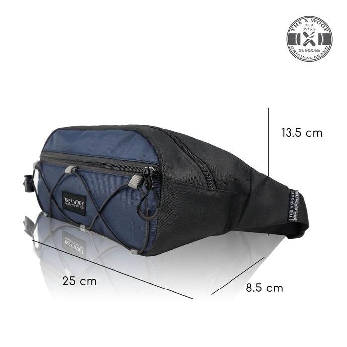 Tas Selempang Minimalis The X Woof Snhip2-To Tas Sepeda Tas Pinggang Selempang Waist Bag Pria