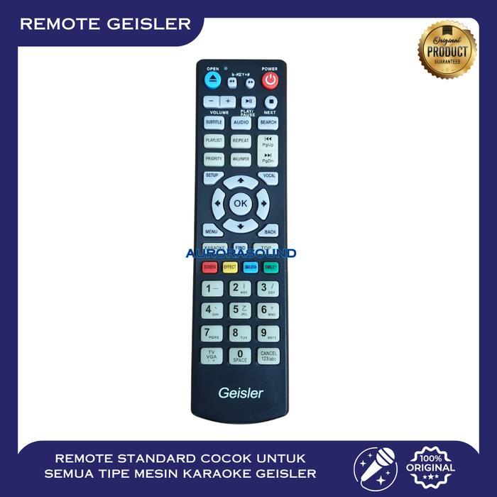 Remote Standard Geisler Karaoke Dvd Player