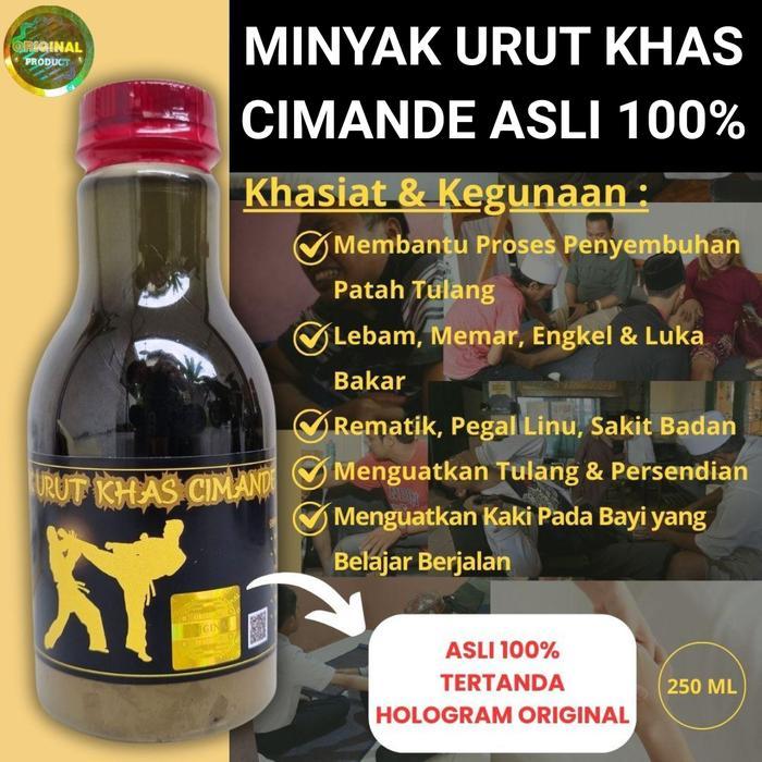 Termurah Minyak Urut Cimande Asli 100% 250 Ml / Minyak Cimande Asli / Minyak Cimande 100% Original /