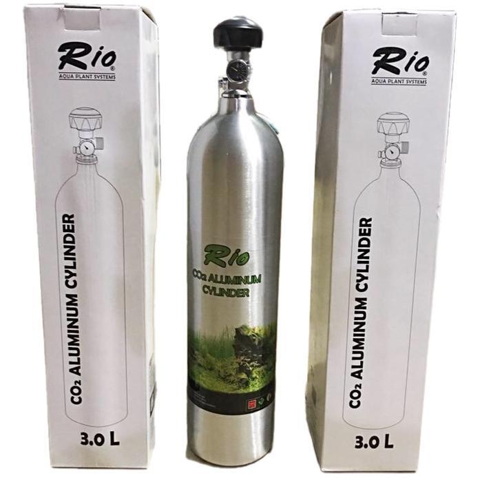 TEREMURAHTERLARIS READY SILAHKAN DIORDER RIO TABUNG CO2 ALUMUNIUM 3L PRESSURE METER - AQUASCAPE