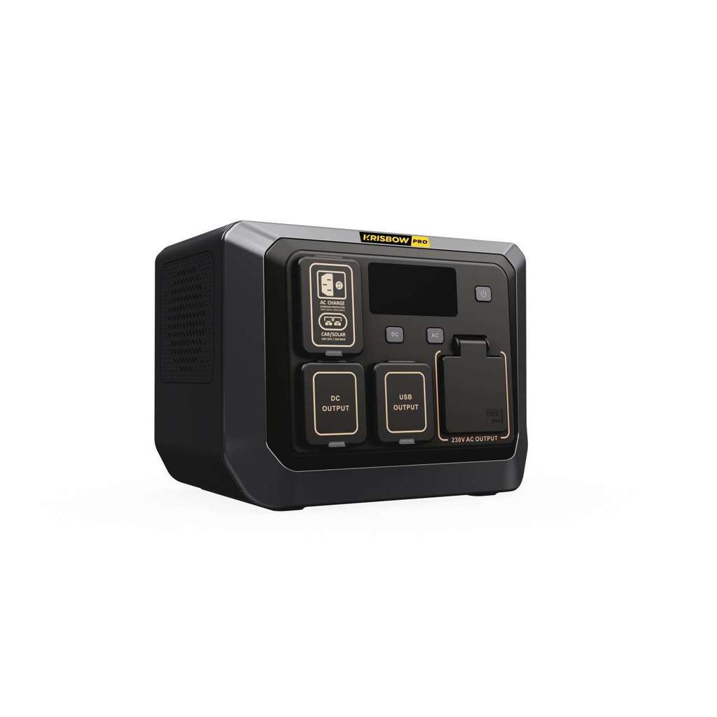 Adaa Krisbow Power Station Baterai Portable 600 Watt Xpps600 - Hitam