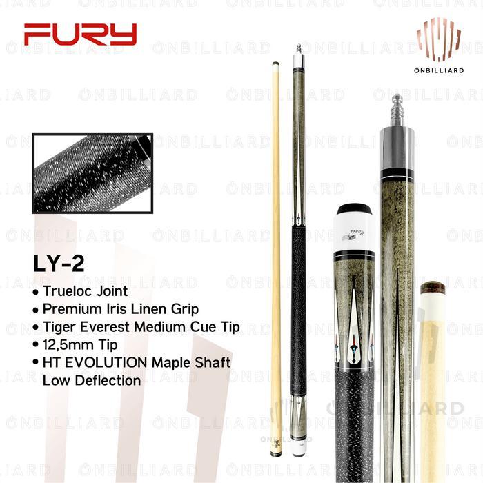 Fury LY Series Cue Stick Stik Play Billiard Biliar Biliyar Fury
