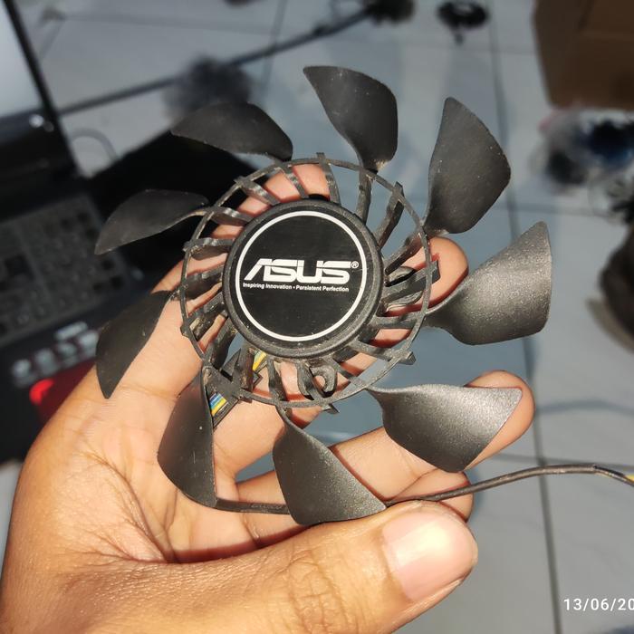 Terbaik Best Quality 100% Original Fan Kipas Vga Asus R9 280 290 390 Gtx 760 780 970 95Mm 4Pin