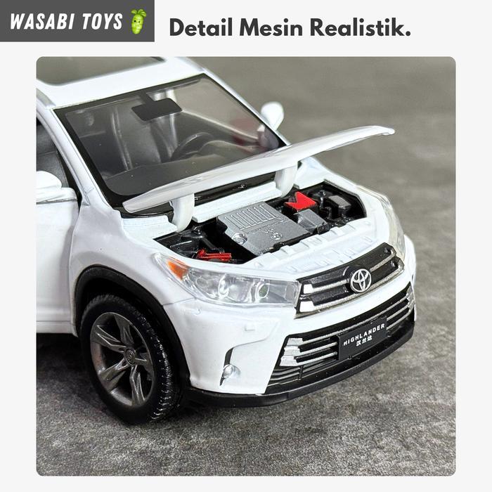 Diecast 1:32 Innova Reborn (Toyota Highlander) dengan Lampu dan Suara