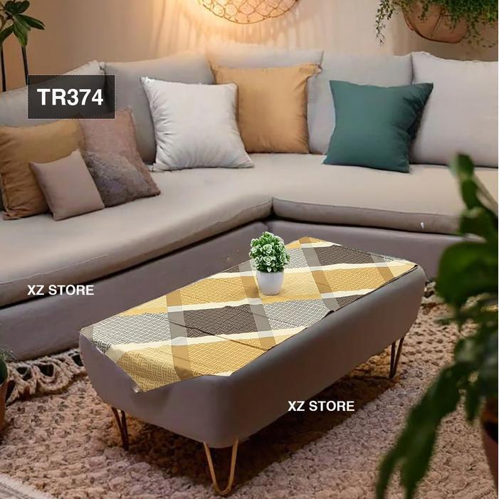 "New" Taplak Meja Sofa / Meja Tamu ukuran 120x40 Kain Katun