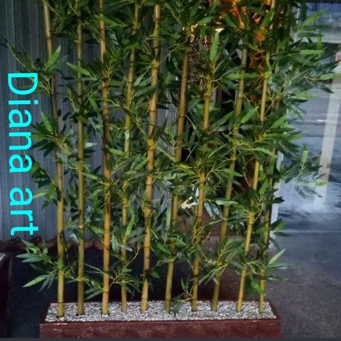 bambu partisi kumplit#bambu pembatas ruangan#bambu penyekat