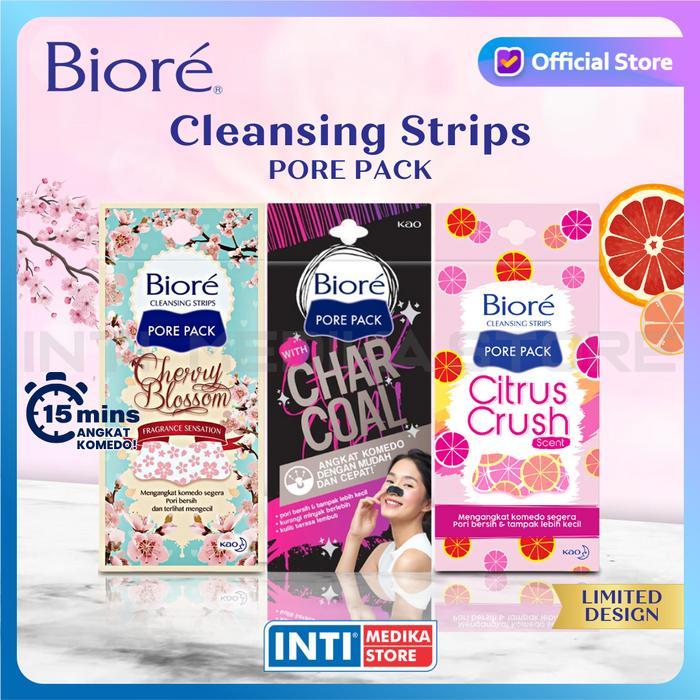 BIORE - PORE PACK Plester Pembersih Komedo Wajah Wanita