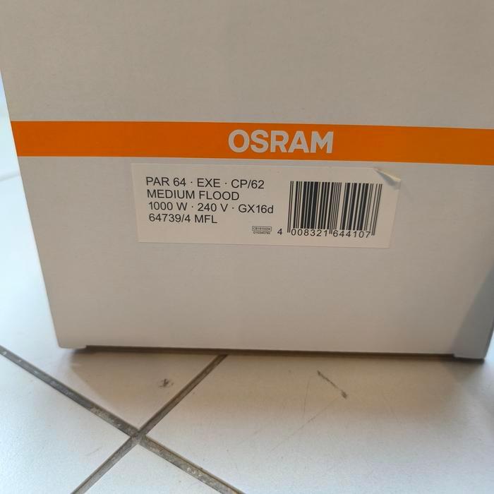 Lampu Osram PAR 64 EXE CP/62 Medium flood 1000w 240v Osram