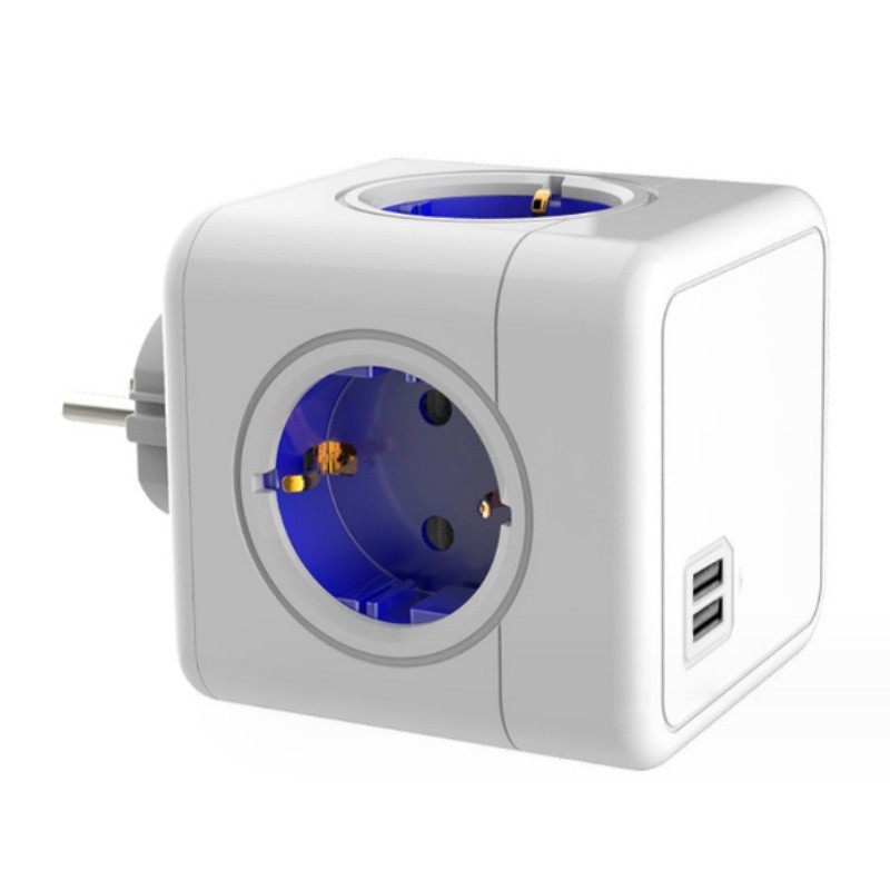 EU Standard Conversion Socket Smart Outlet Extension Adapter Power Strip Socket without USB EU Plug