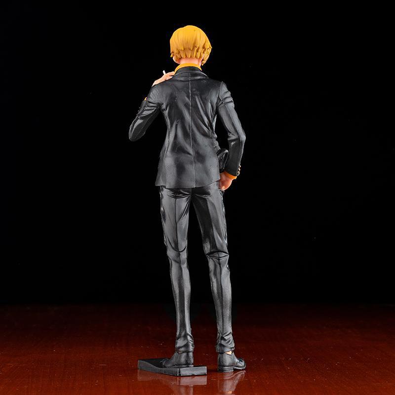 27cm One Piece Anime Figure Vinsmoke Sanji Smoking Insert Grandista PVC Action Figures Model Dolls