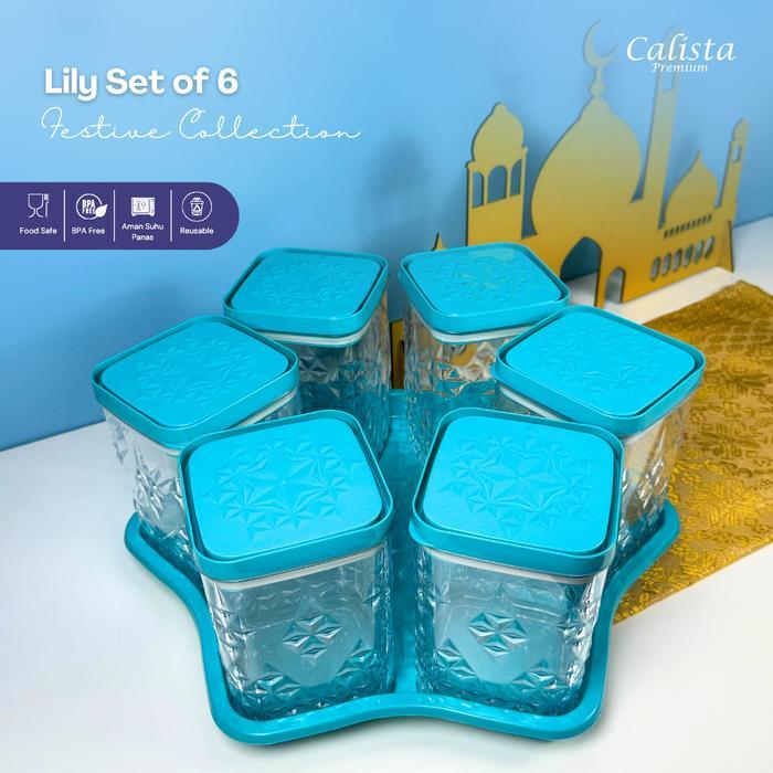 TERLARIS! [CALISTA] Toples Lily Set 6 Toples Lebaran