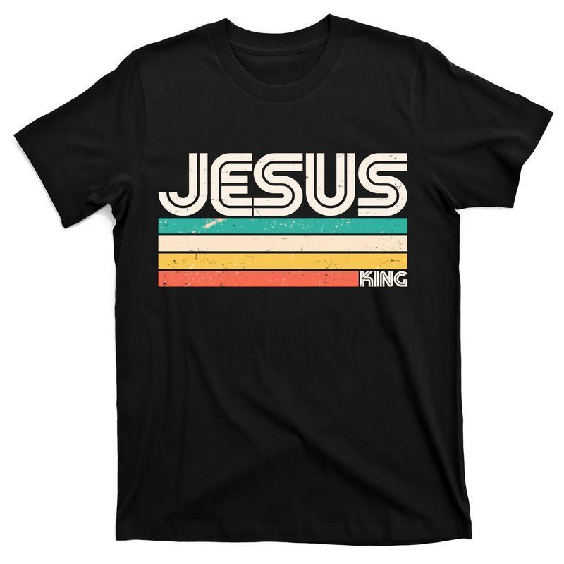 Vintage Jesus King T-Shirt Cotton