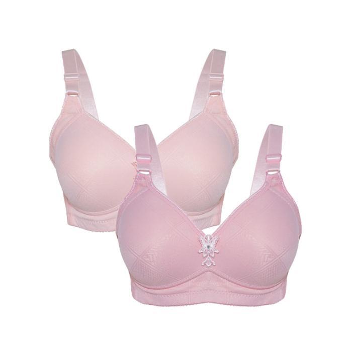 Tulip By Christine Ayzel Full Cup Non Wire Bra Bundling 2Pcs - Cbr-4983 Tipis Busa Bh Wanita Terbaru