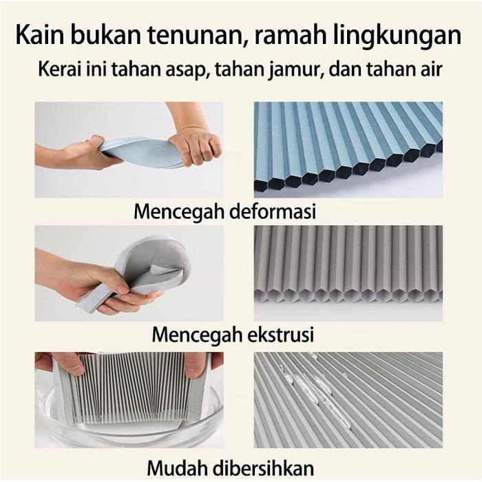 "New" Reaim Pintu Lipat Sarang Lebah pintu kamar mandi tidur pintu geser sliding folding door pintu